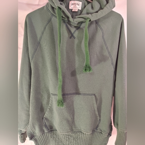 American Eagle Outfitters Women's Green Pullover Hoodie - Picture 5 of 5